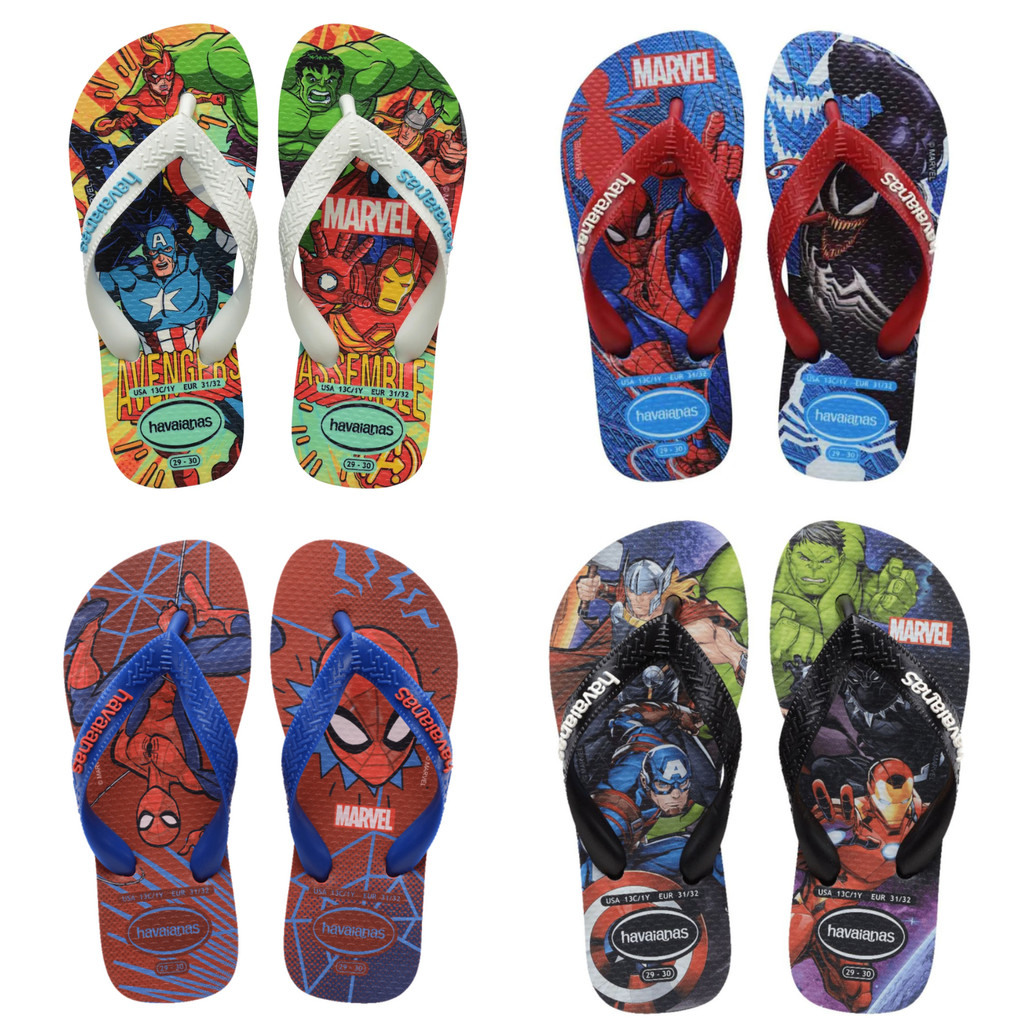 CHINELO SANDALIA  HAVAIANAS KIDS TOP MARVEL II ORIGINAL em Oferta na Shopee