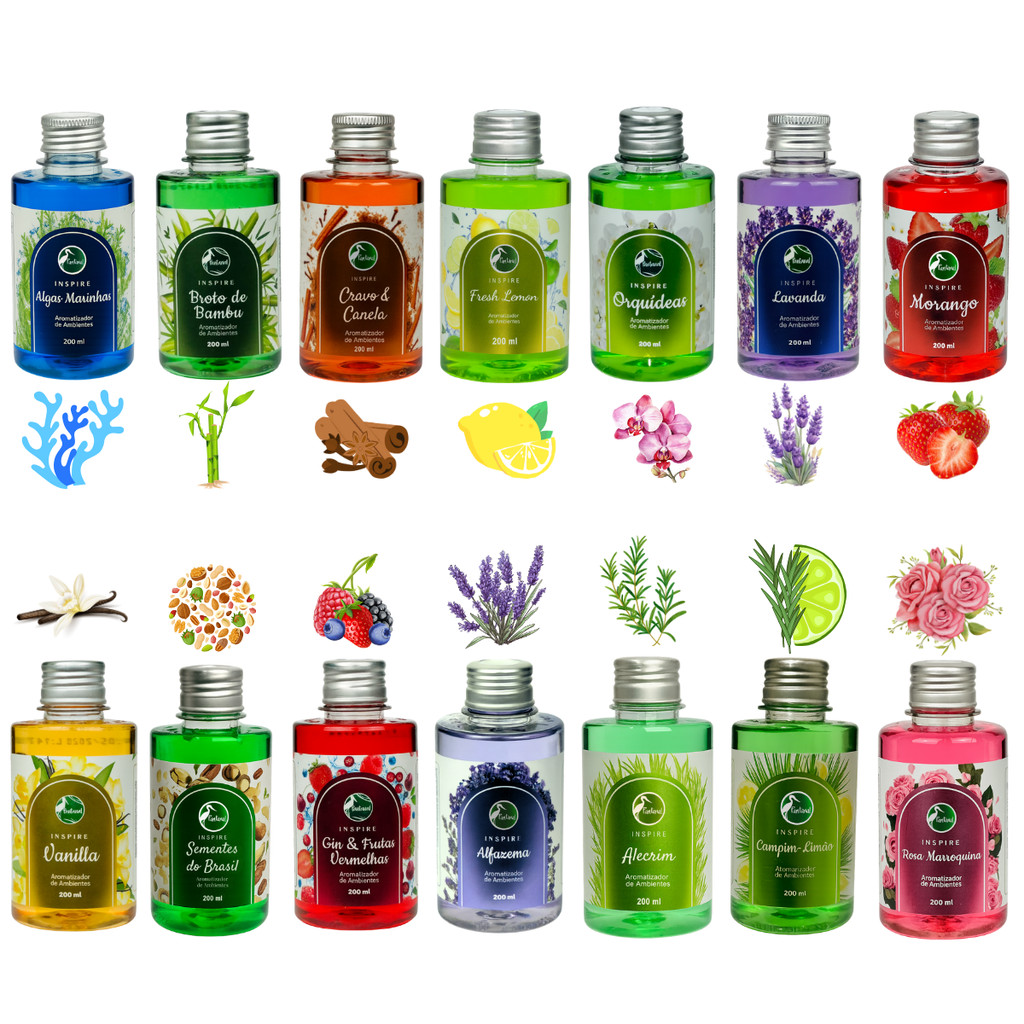 🌸Difusor De Aromas Ambiente Vareta Pantanal Aromas 200ml