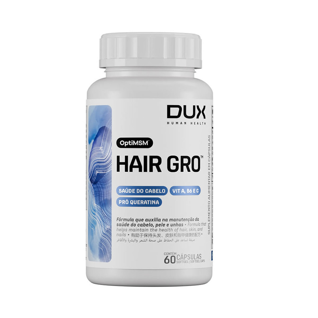 Hair Gro - 60 Cápsulas - Dux Nutrition em Oferta na Shopee