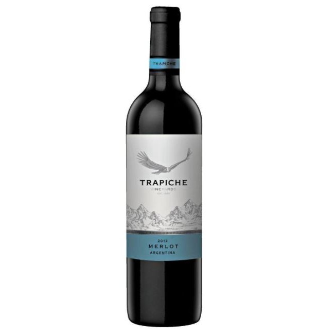 VINHO TINTO TRAPICHE VINEYARDS MERLOT 750ML em Oferta na Shopee