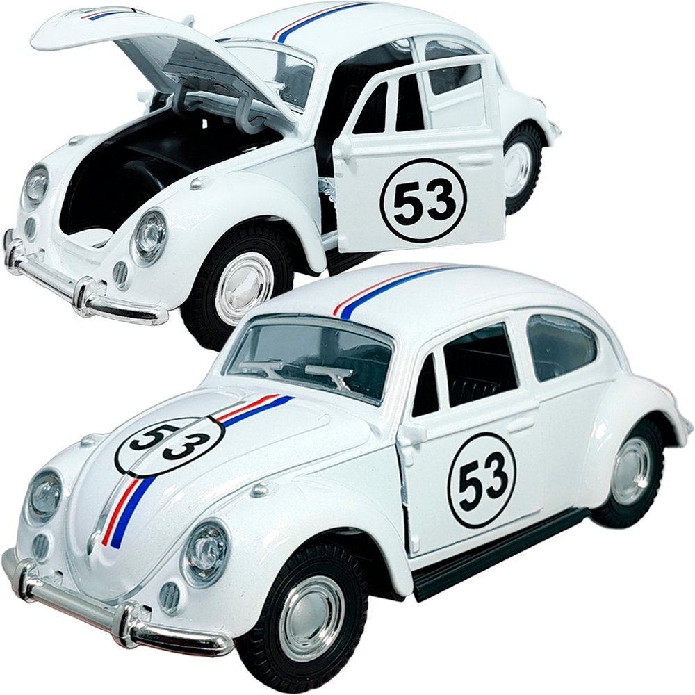 Miniatura Carrinho Fusca Herbie Fricção Metal Colecionável