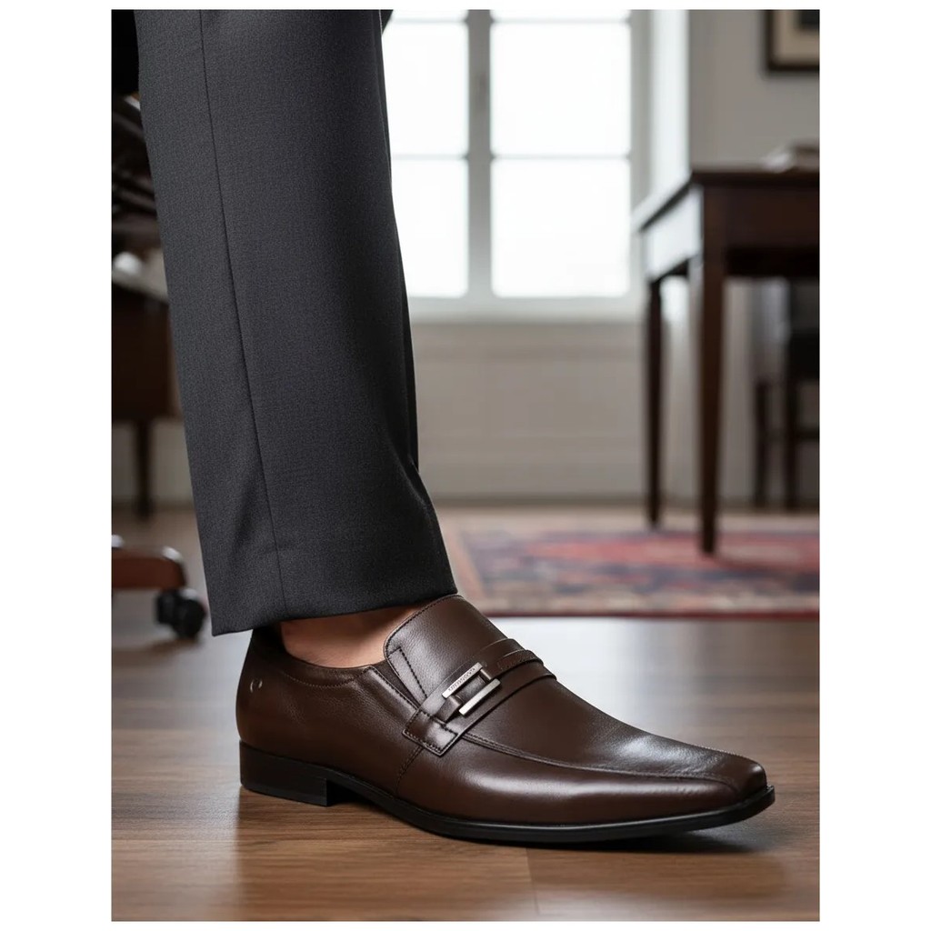 Sapato Social Democrata Metropolitan Couro Legítimo 244102