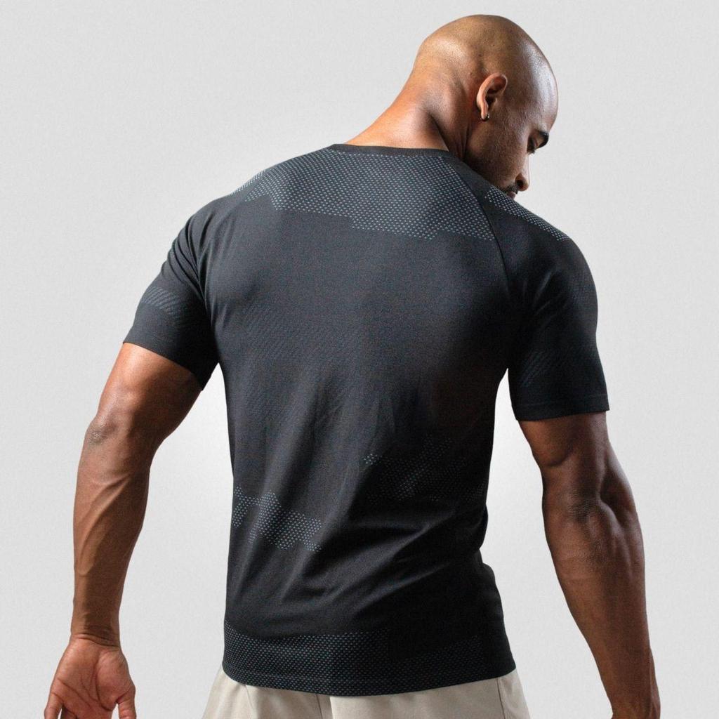 Detalhes do Camiseta Apex Dry Middle Lupus Sem costura Alpha Co
