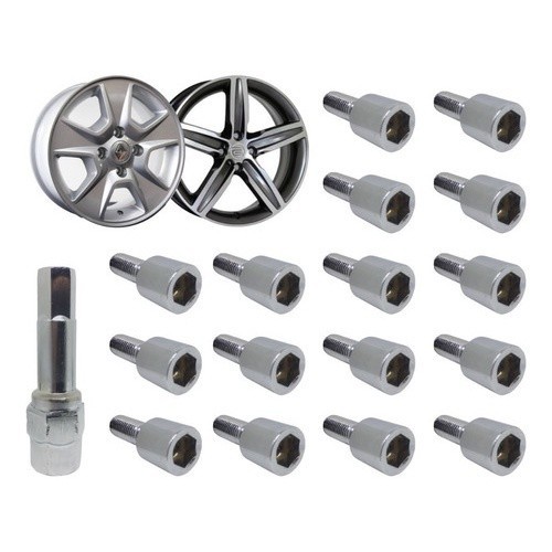 16 Parafuso Allen Mult. Roda Esportiva Renault Clio 12x1,5mm