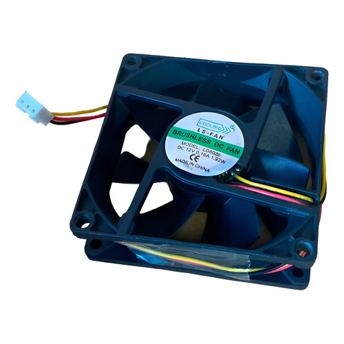 Coller Ventoinha Mod. Ld8025 Dc12v 0.16a 1.92w Ls Fan Preto
