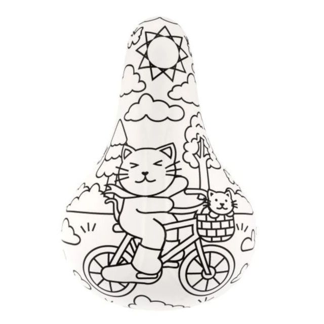 Selim Bicicleta Bike Infantil Kalf Personalizável Bobbie Goods Gato