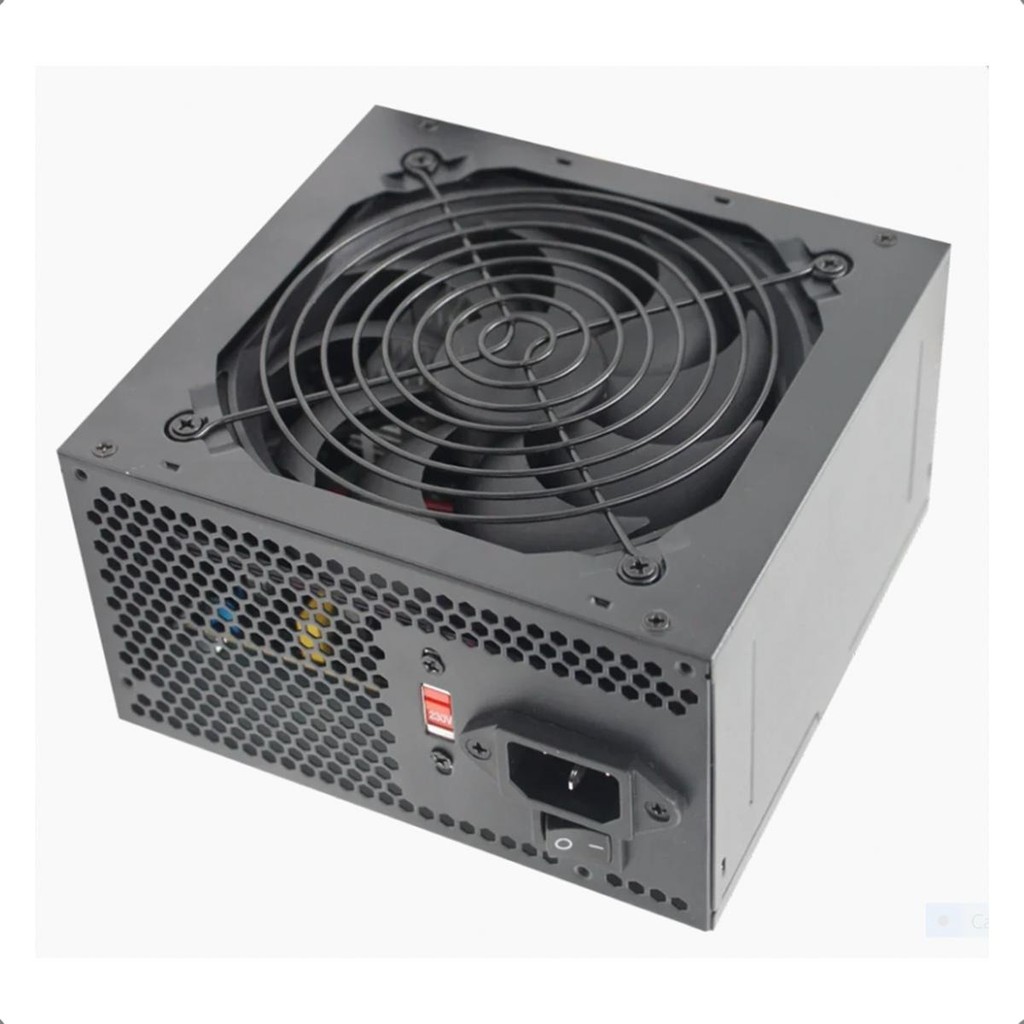 Fonte atx 500w real bpc/5330-b 24 pinos box