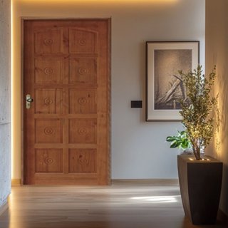 Kit Porta de Madeira 210x82cm Batente 11cm Fechadura Golf Rodam Abertura Direita em Oferta na Shopee