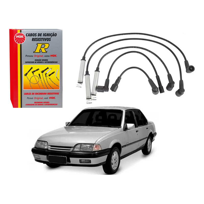 Cabo De Vela Ngk Monza 2.0 Mpfi 1991 A 1993 em Oferta na Shopee