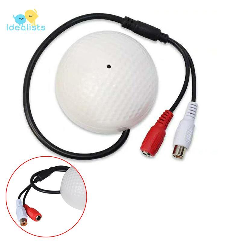 Idealistas Monitoramento De Áudio MIC Microfone Captador De Som Para Câmera De Segurança De Vigilância CCTV