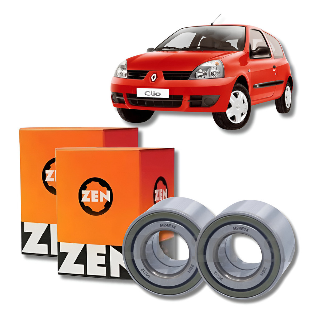 Par Rolamentos Roda Traseira Renaut Clio, Sandero, Logan