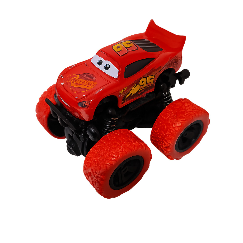 Carrinho Relampago Mcqueen Monster Molas Hot Fricção Brinquedo Car