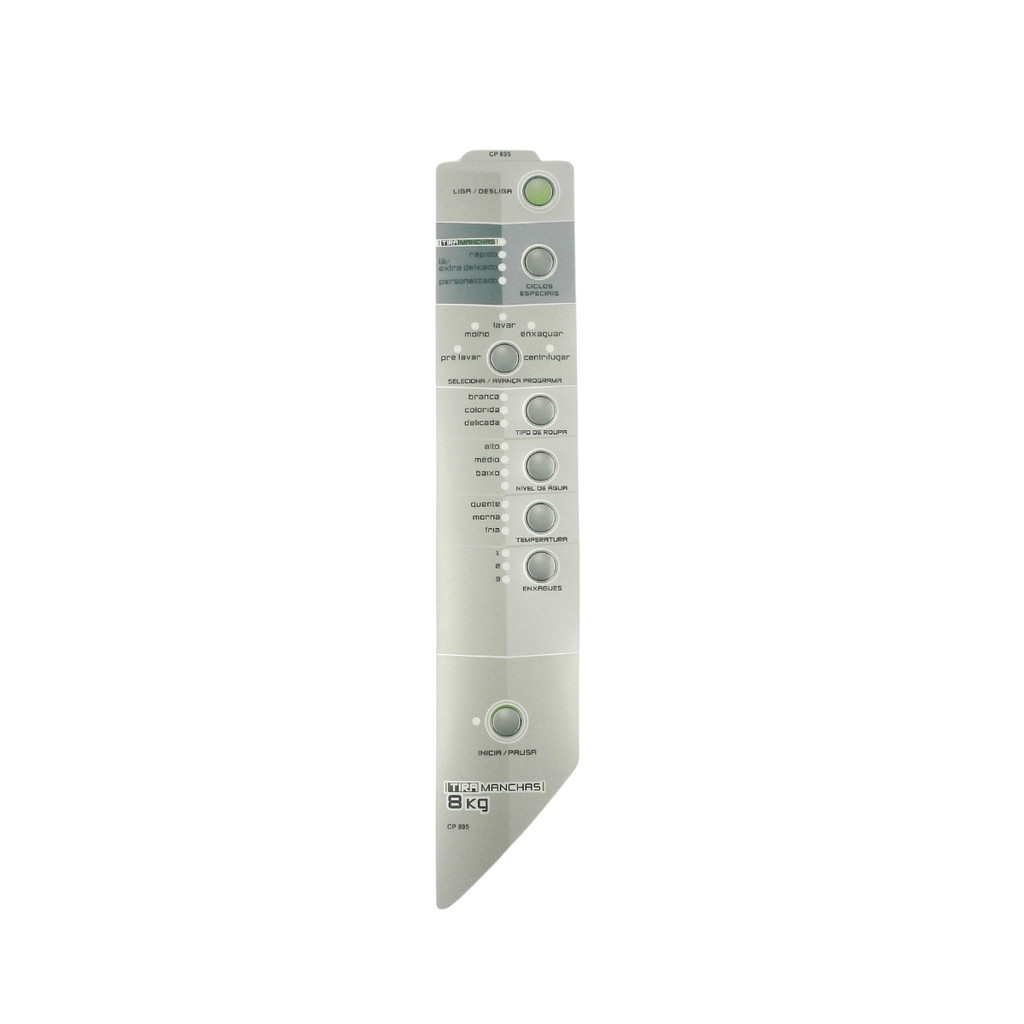 Painel Decorativo Compativel Com Lavadora Brastemp Bwt08a Cp - P0895