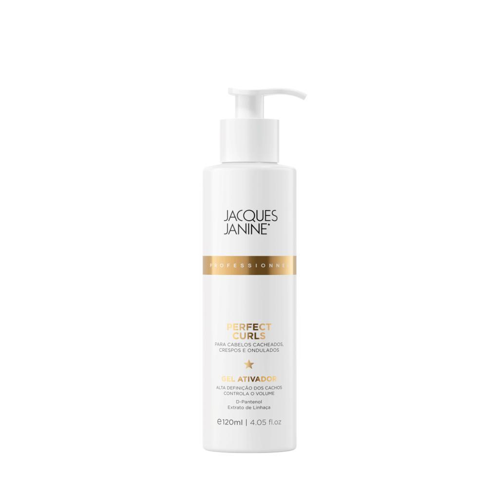 Jacques Janine Gel Ativador Memorizador Cachos Definição Antifrizz Perfect Curls 120ml em Oferta na Shopee