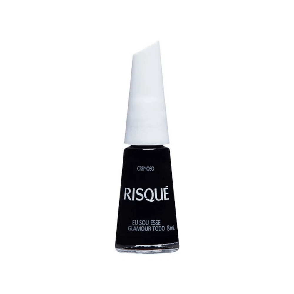 Esmalte Risqué Preto Cremoso Eu Sou Esse Glamour Todo em Oferta na Shopee