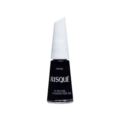 Esmalte Risqué Preto Cremoso Eu Sou Esse Glamour Todo
