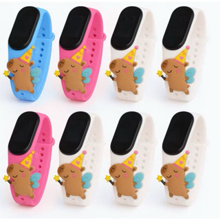 Kit 10 Relógios LED Capivara Infantil Digital Resistente à Água | Menino e Menina festa em Oferta na Shopee