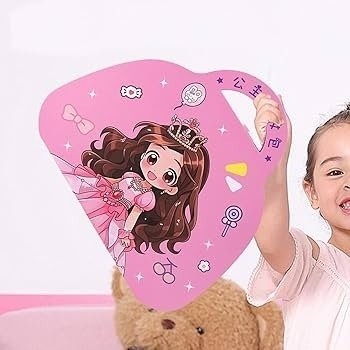 Kit Maquiagem Infantil Maleta Princesa Rosa Completa Menina Brincar Batom Sombra Pincéis Segura