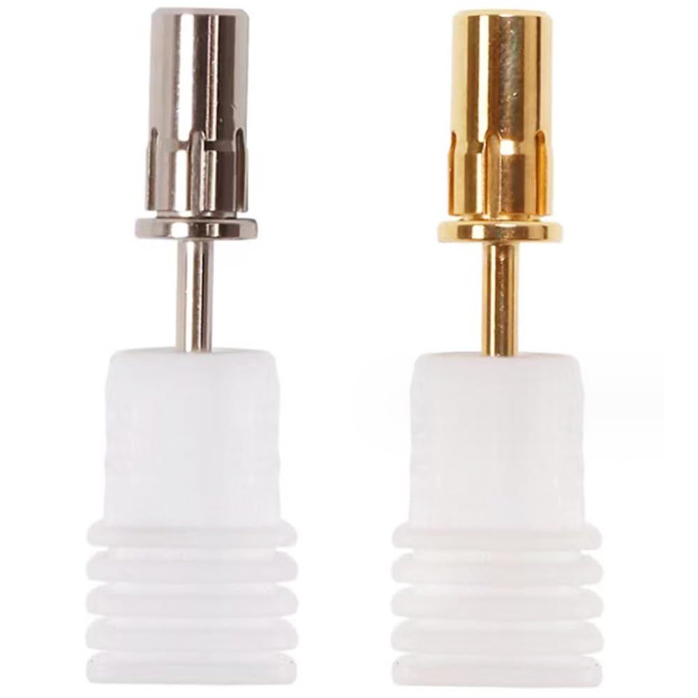 2 Peças de Ponta de Mandril para Lixamento, Mini Ponta de Mandril para Furadeira de Unhas para Uso Doméstico/Salão/SPA/M