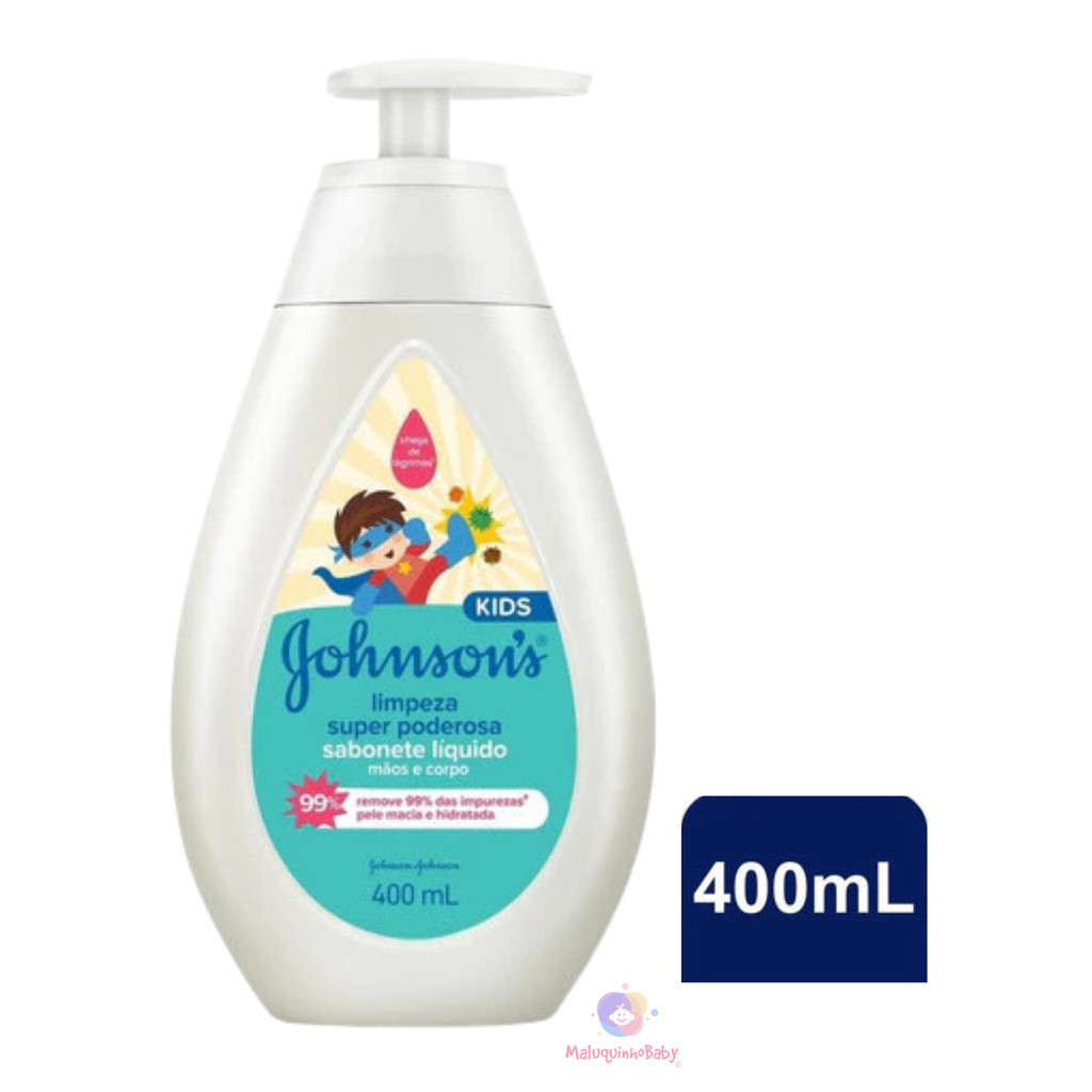Sabonete Líquido Johnson´s Limpeza Super Poderosa 400ml