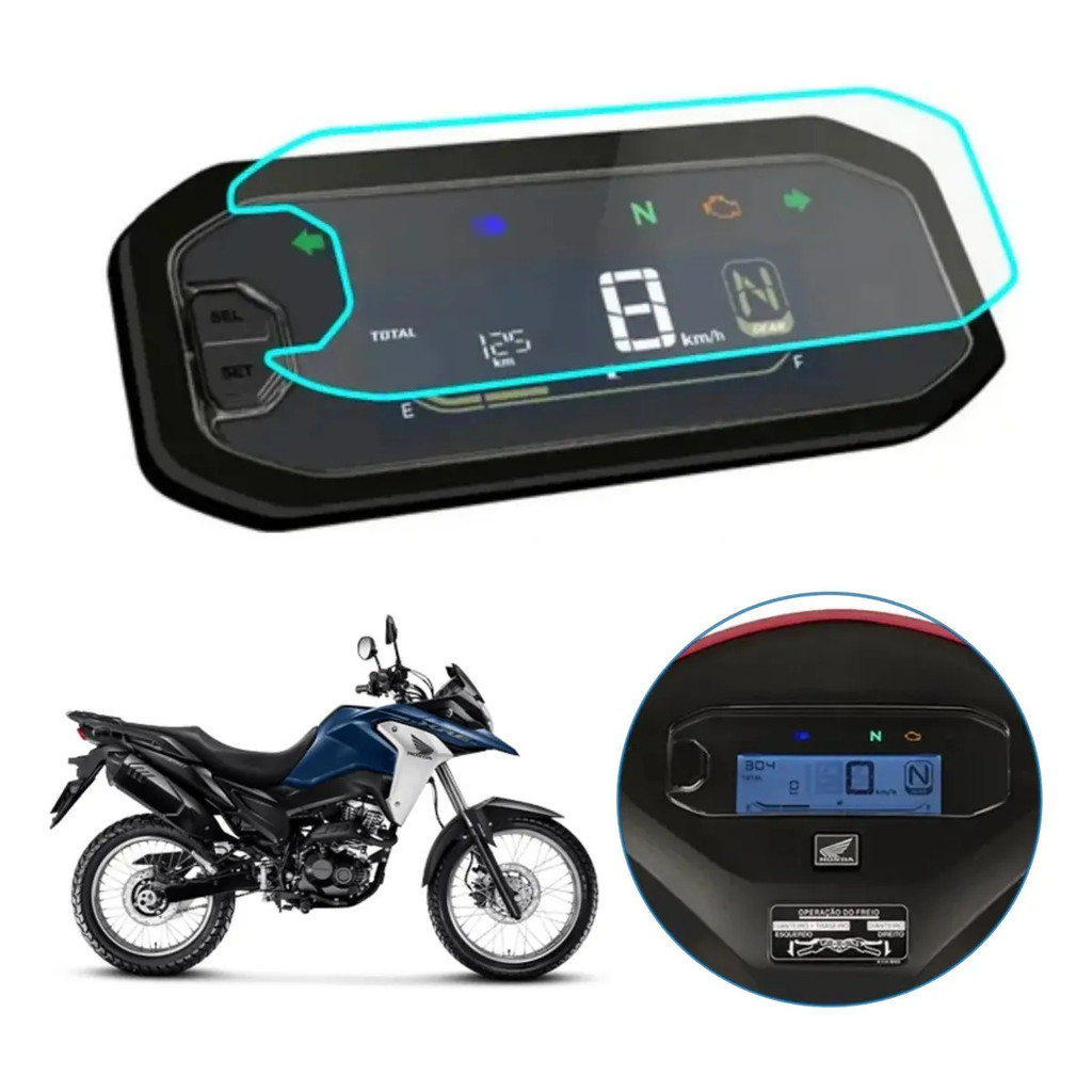 Película Protetora Painel Honda Xre 190 2025 2026+ Premium