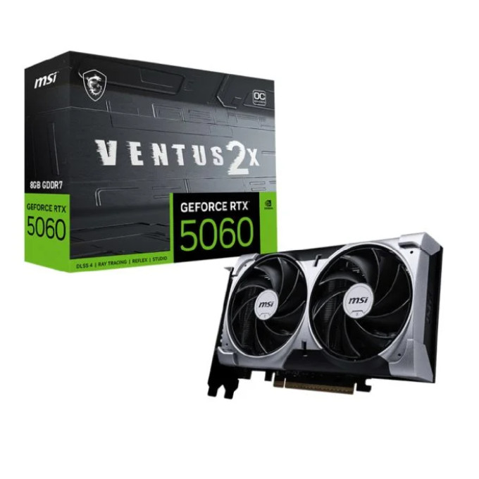 PLACA DE VIDEO MSI GEFORCE RTX 5060 VENTUS 2X NVIDIA