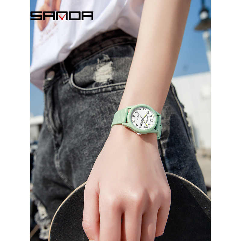 Sanda novo produto casal meninos meninas relógio Digital moda tendência fresco com calendário semana estudantes das mulh