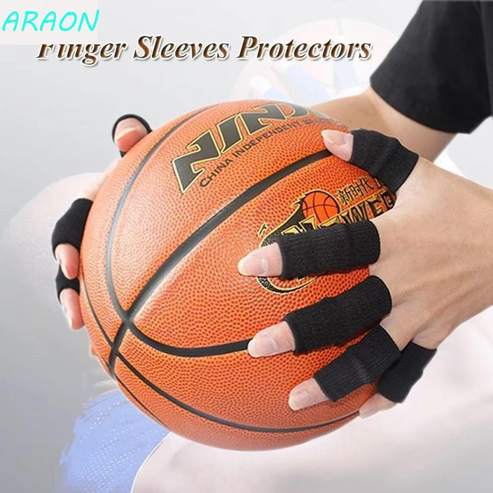 ARAON Conjunto de 10 Peças de Protetores de Dedos para Golfe, Protetores de Silicone Antiderrapantes, Coloridos SO48