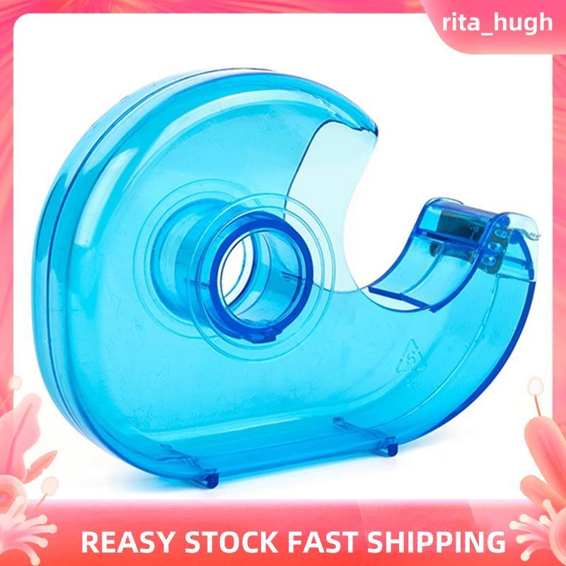 Dispensador De Fita Adesiva Transparente , Cortador De Mesa , Plástico , Uso Manual , Portátil , Cor Aleatória , Prático