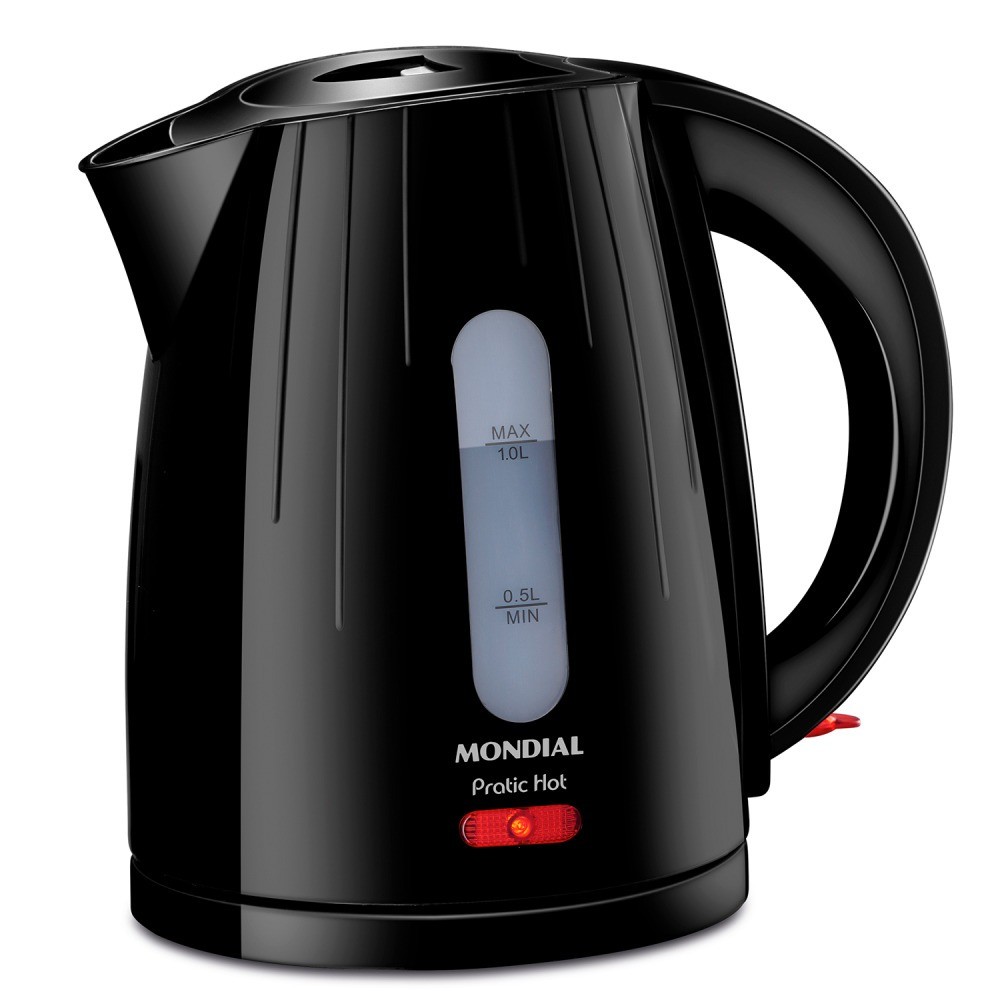 Chaleira elétrica 1 litro 1.200 watts Pratic Hot - CE-07 - Mondial