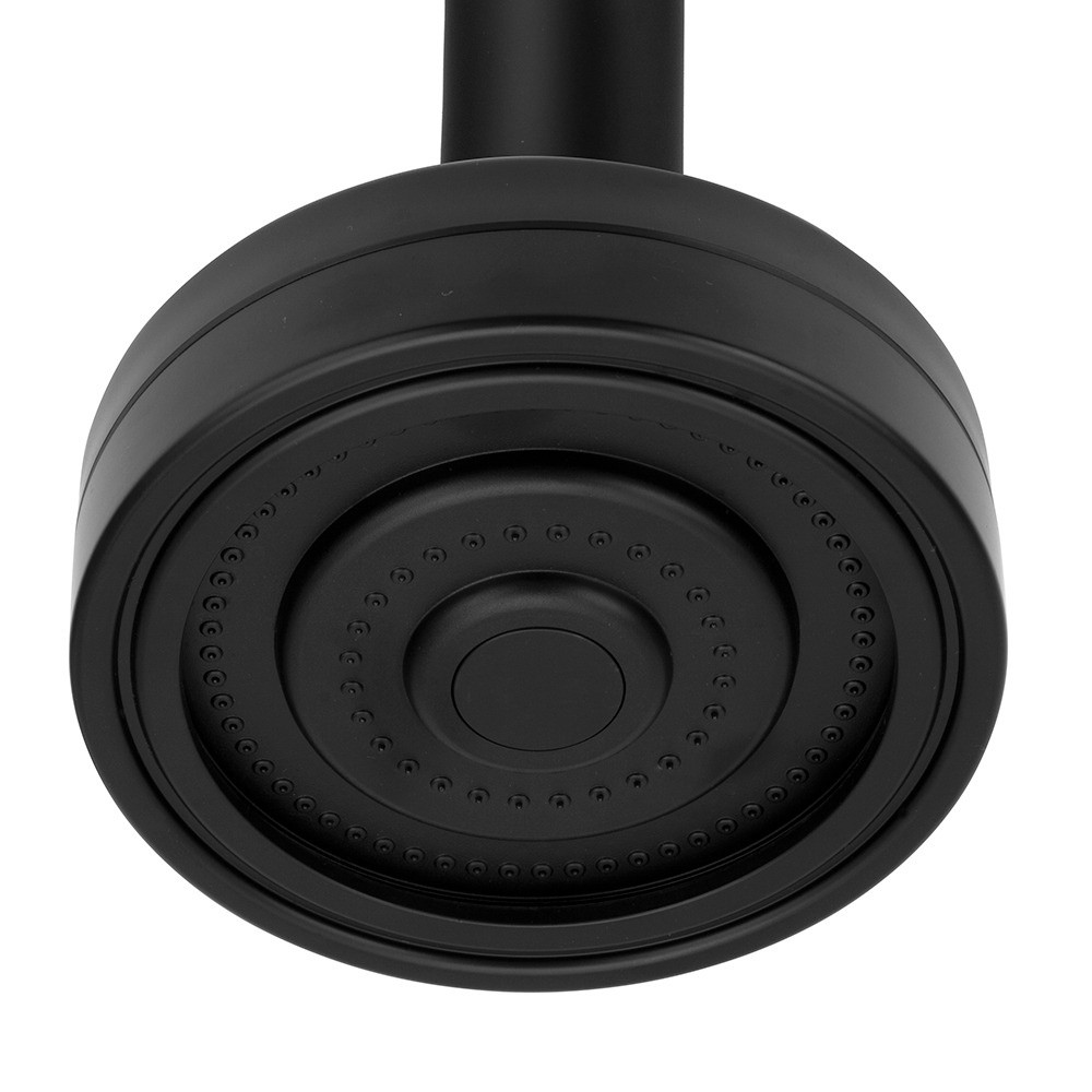 Chuveiro Ducha Autolimpante Preto Black Completo Com Desviador Banheiro Anti Entupimento — imagem 2 de 2