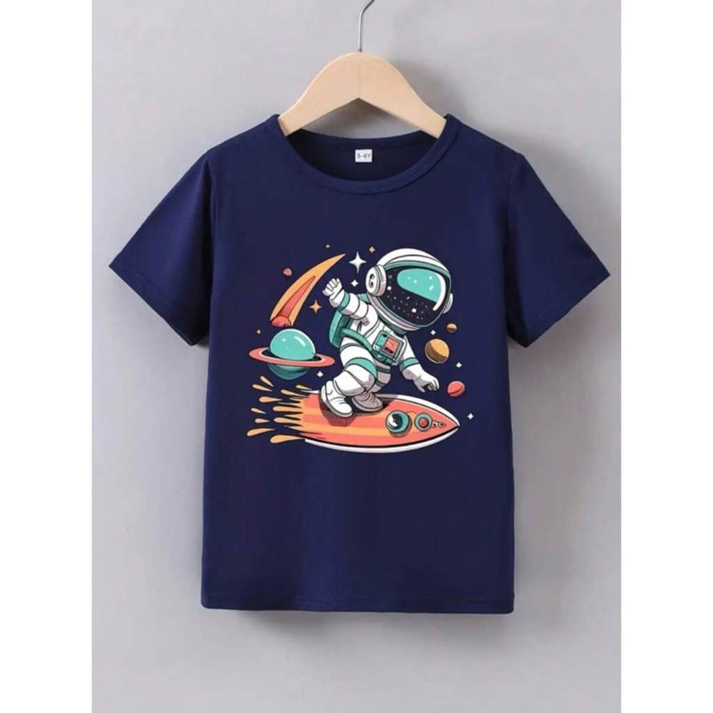 Camiseta Moda Estampada Divertida Astronauta Premium 100% Algodão Confortavel Lançamento 2026