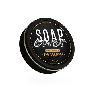 Barra de Shampoo para Cabelos Grisalhos, Barra de Shampoo para Reversão de Cabelos Brancos, 1,7 Onças ECQP