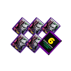 Coringa em Arkham: Pack 6 Envelopes (24 Figurinhas + 6 Cards) - Novo - Oficial Panini - DC Comics
