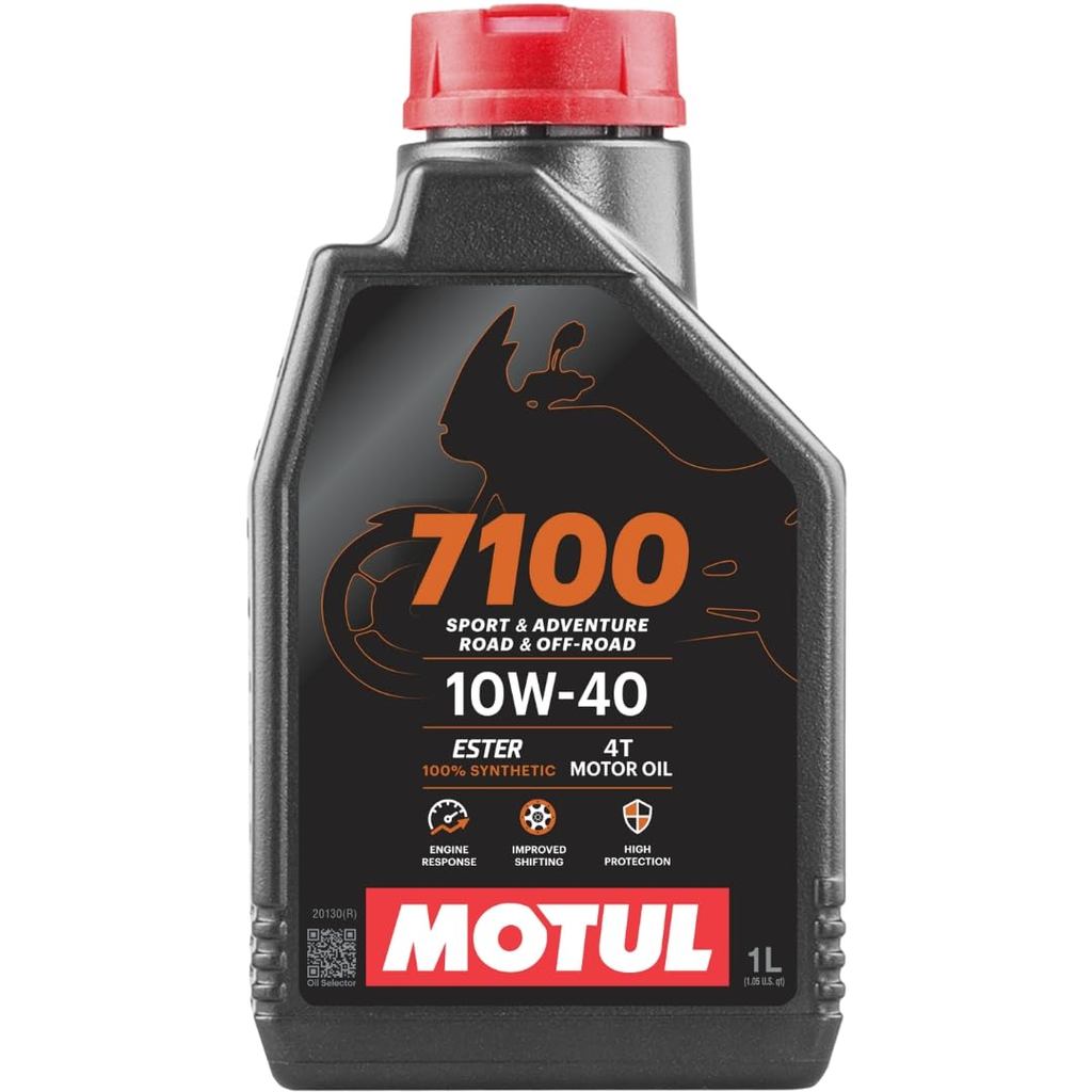 OLEO DE MOTOR MOTUL 7100 SINTÉTICO 10W40 4T 1L API SP JASO MA2