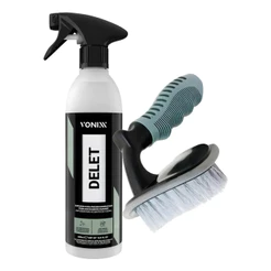 Limpador Automotivo Delet Vonixx Revitaliza Pneus 500ml Com Escova