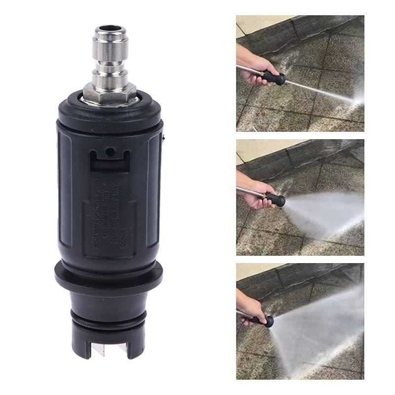 Bocal De Lavadora De Alta Pressão Ajustável Em Ângulo Bsbl Com Plugue Qui De 1/4 " Conecta 3000 PSI BL