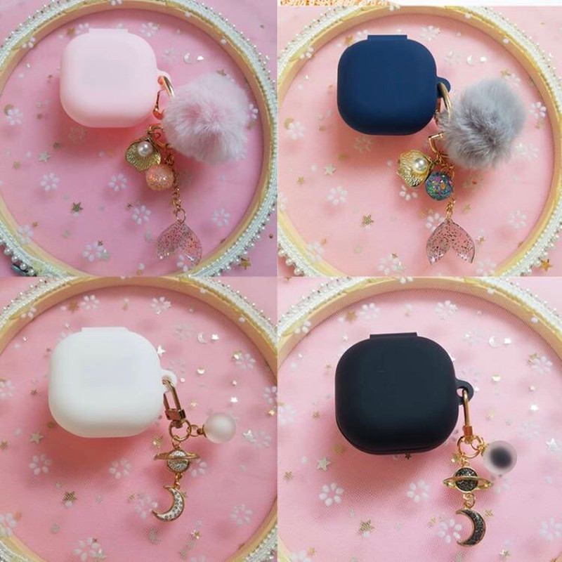 Capa Protetora de Silicone para Fones de Ouvido Bluetooth Sem Fio Samsung Galaxy Buds Live/Pro/2/Buds 2 O2AO