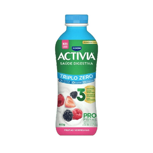 Activia Zero Frutas Vermelhas 800g