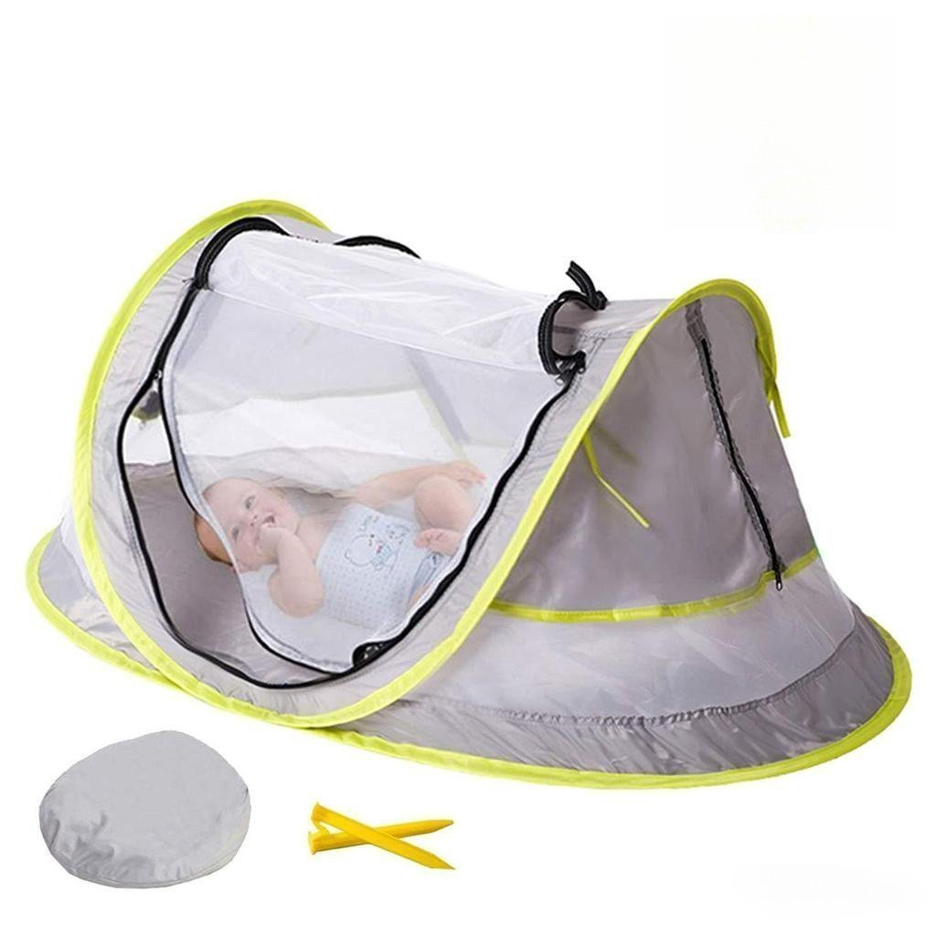 Tenda Infantil Portátil Casa de Jogo de Animais de Desenho Tenda de Praia para Bebês Proteção UV