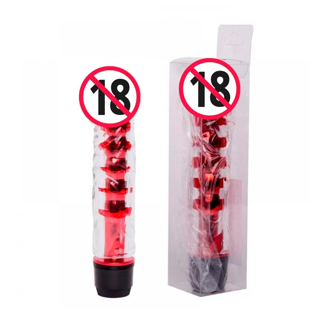 Vibrador Personal Silicone Textura Realístico Massageadora L70 Cor aleatória — imagem 2 de 2