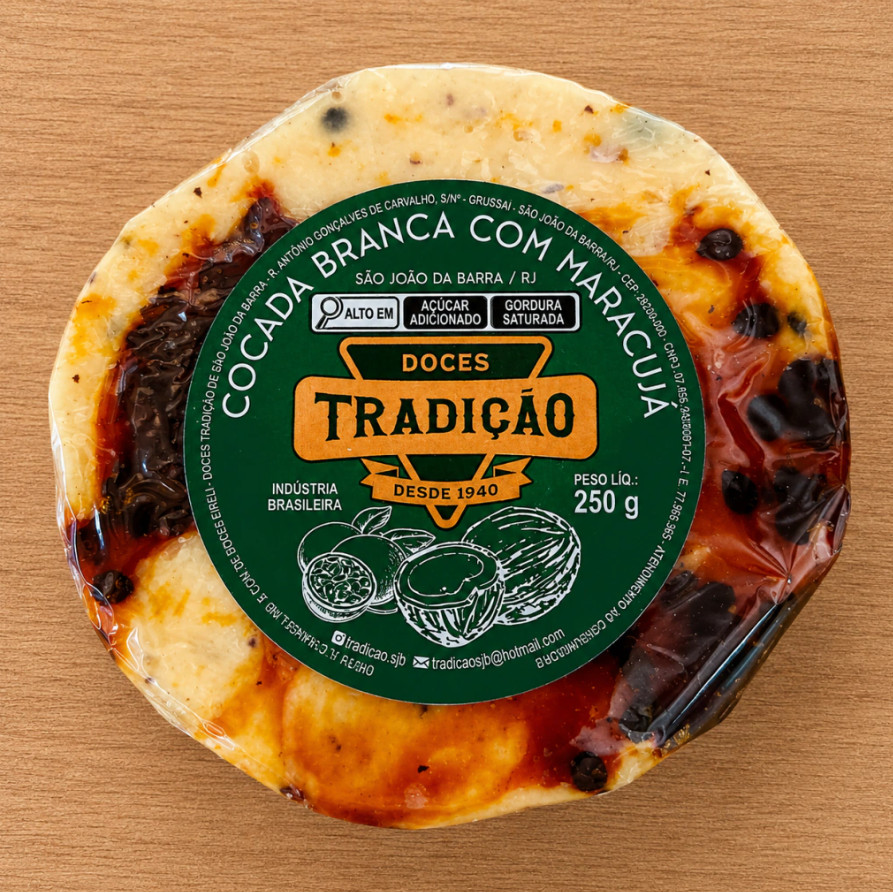 Cocada com Maracujá - 250g