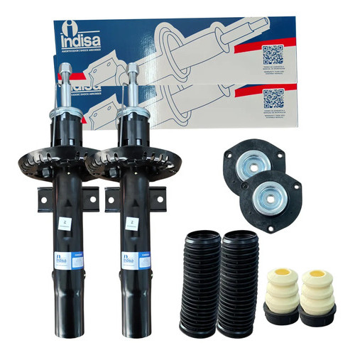 Par Amortecedores Dianteiros Kit Batente Corsa 1.0 1.4 1.6