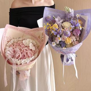 Xiyangyang 520 novo estilo 160g papel Kraft garrafa de borda em inglês luz chinesa pacote de flores materiais de embalag