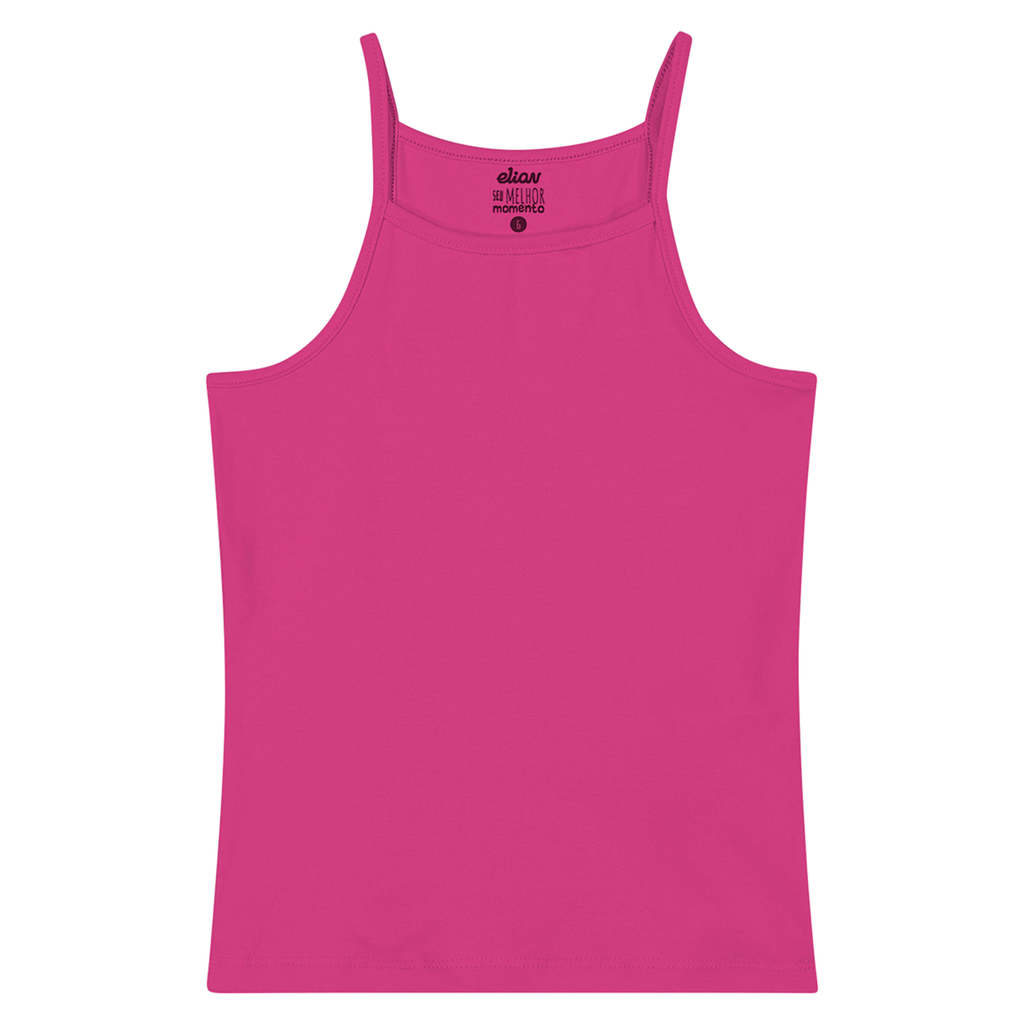 Blusa Infantil Menina Básica Elian Rosa