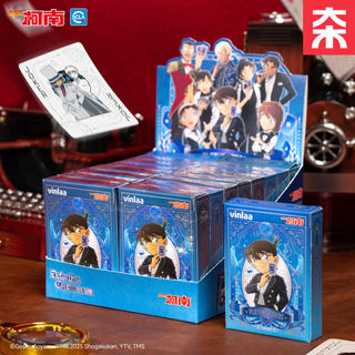 Conan detetive TV versão modelagem cartas de jogo mercadoria Taniko Anime alta aparência bonito influenciador limitado n