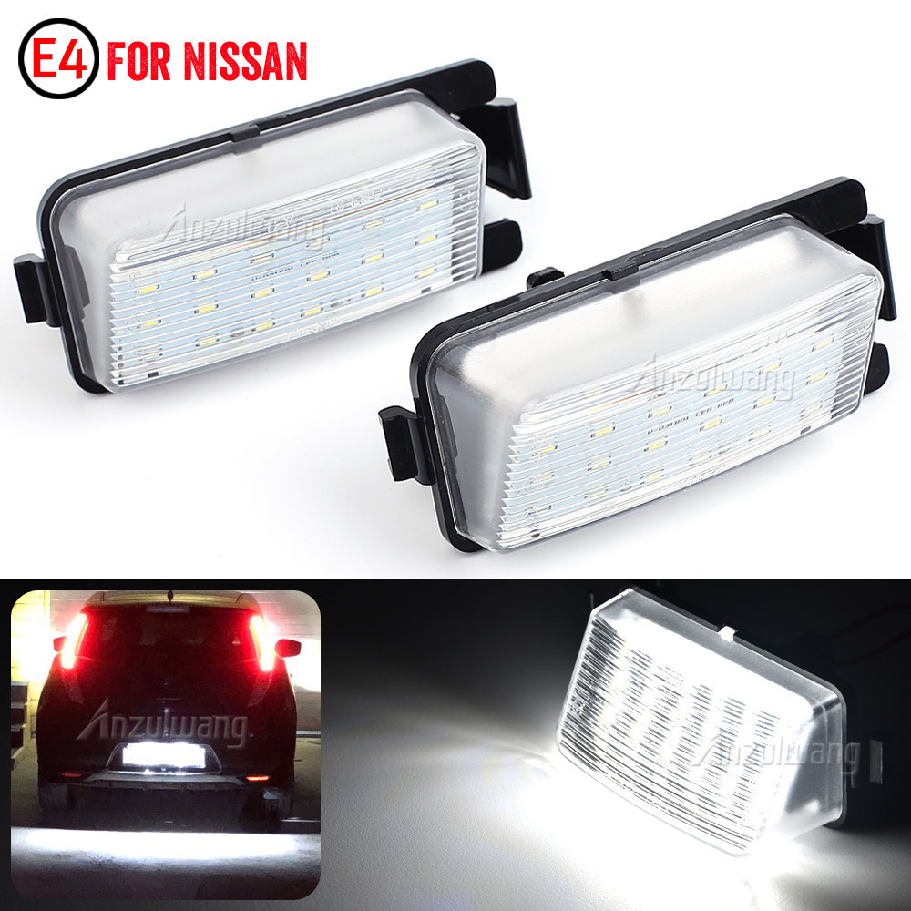 Para Nissan Teana Altima JX35 Pathfinder Quest Sentra Maxima Rogue Infiniti QX56 QX60 LED Luz Da Placa De Licença Lâmpad