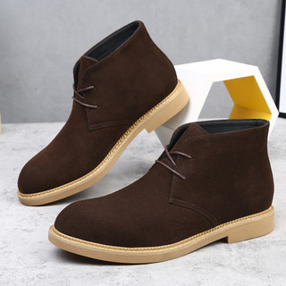 Sapatos Masculinos Tamanho Extra Grande45464748Tamanho comércio exterior sapatos casuais de cano alto camurça couro genu