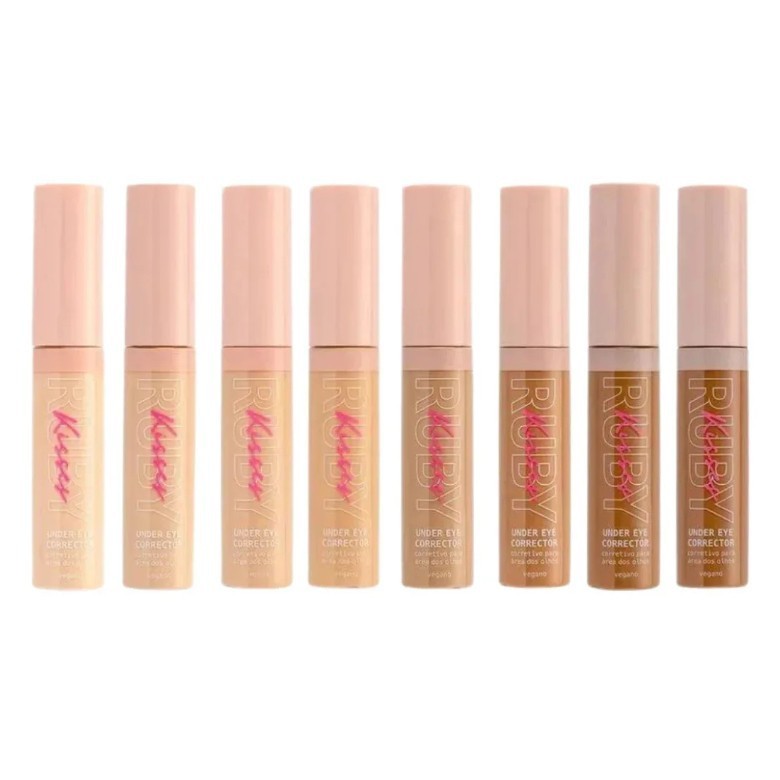 Corretivo Líquido Under Eye Ruby Kisses 10ml para Olheiras e Imperfeições