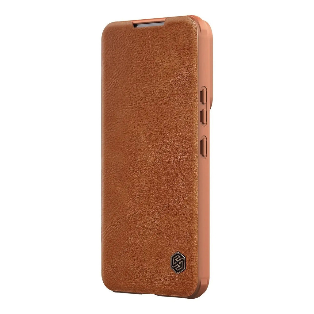 Capa PU MARROM - Qin Pro Leather Case GALAXY S22+ - NILLKIN